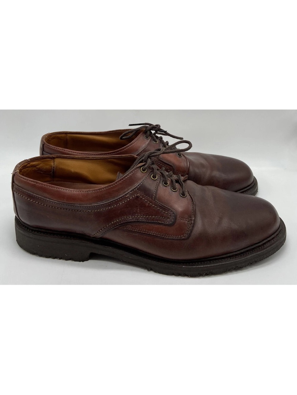 Allen Edmonds Brown Comfort Orthotics Oxford Dress Shoes Mens Size 11.5 D
